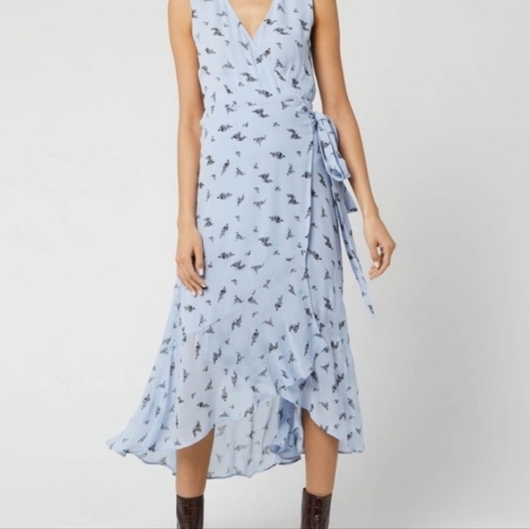 GANNI NWT.....Floral wrap dress - Picture 2 of 7